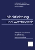Cover: Marktleistung und Wettbewerb - Springer Gabler