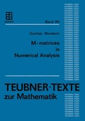 Cover: M-matrices in Numerical Analysis - Vieweg+Teubner Verlag