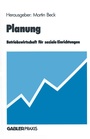 Cover: Planung - Springer Gabler