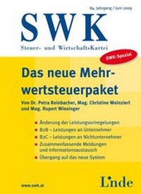 Abbildung von: SWK-Spezial Das neue Mehrwertsteuerpaket - Linde