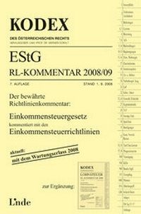 Abbildung von: Jubiläumsabo KODEX EStG-Richtlinien-Kommentar 2008 - Linde