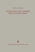Cover: Geschichte und Theorie der Gattung Paian - Vieweg+Teubner Verlag