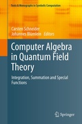 Cover: Computer Algebra in Quantum Field Theory - Springer