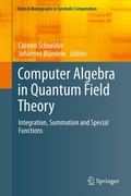 Cover: Computer Algebra in Quantum Field Theory - Springer