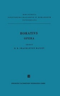 Enlarge image Cover: Q. Horati Flacci Opera - Vieweg+Teubner Verlag