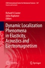 Cover: Dynamic Localization Phenomena in Elasticity, Acoustics and Electromagnetism - Springer