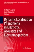 Cover: Dynamic Localization Phenomena in Elasticity, Acoustics and Electromagnetism - Springer