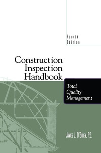 Enlarge image Cover: Construction Inspection Handbook - Chapman and Hall