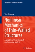 Cover: Nonlinear Mechanics of Thin-Walled Structures - Springer