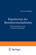 Cover: Repetitorium der Betriebswirtschaftslehre - Springer Gabler