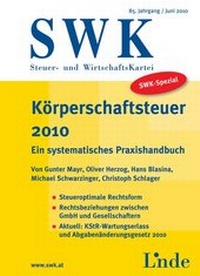 Abbildung von: SWK-Spezial Körperschaftsteuer 2010 - Linde