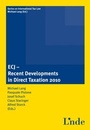 Cover: ECJ - Recent Developments in Direct Taxation 2010 - Linde