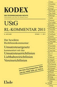 Abbildung von: KODEX UStG-Richtlinien-Kommentar 2011 - Linde