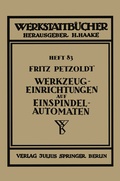 Cover: Werkzeugeinrichtungen auf Einspindelautomaten - Springer