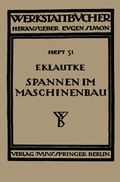 Cover: Spannen im Maschinenbau - Springer