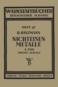 Cover: Nichteisenmetalle - Springer
