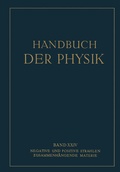 Cover: Negative und Positive Strahlen Zusammenh&auml;ngende Materie - Springer