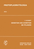 Cover: Sekretion und Exkretion bei Pflanzen - Springer
