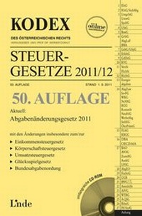Abbildung von: KODEX Steuergesetze 2011/12 - Linde