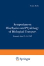 Cover: Symposium on Biophysics and Physiology of Biological Transport - Springer