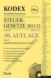 Abbildung von: KODEX Steuergesetze 2011/12 - Studienausgabe - Linde