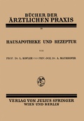 Cover: Hausapotheke und Rezeptur - Springer
