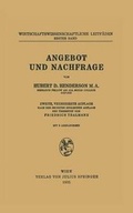 Cover: Angebot und Nachfrage - Springer