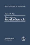 Cover: &Ouml;sterreichisches Staatskirchenrecht - Springer