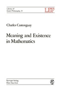 Cover: Meaning and Existence in Mathematics - Springer