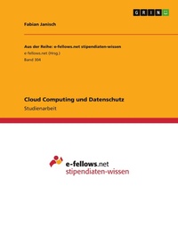 Abbildung von: Cloud Computing und Datenschutz - Grin Verlag
