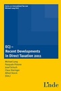 Cover: ECJ - Recent Developments in Direct Taxation 2011 - Linde
