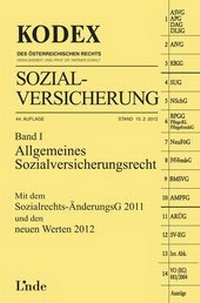 Abbildung von: KODEX Sozialversicherung, Band I - Linde