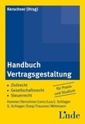 Cover: Handbuch Vertragsgestaltung - Linde