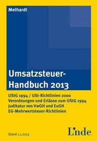 Abbildung von: Umsatzsteuer-Handbuch 2013 - Linde