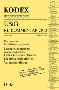 Abbildung von: KODEX UStG-Richtlinien-Kommentar 2013 - Linde
