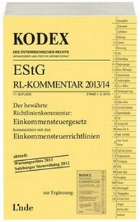 Abbildung von: KODEX EStG Richtlinien-Kommentar 2013/14 - Linde