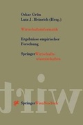 Cover: Wirtschaftsinformatik - Springer