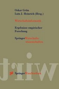 Enlarge image Cover: Wirtschaftsinformatik - Springer
