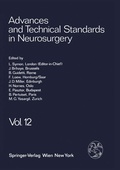 Cover: Advances and Technical Standards in Neurosurgery - Springer