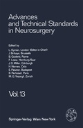 Cover: Advances and Technical Standards in Neurosurgery - Springer