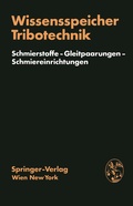 Cover: Wissensspeicher Tribotechnik - Springer