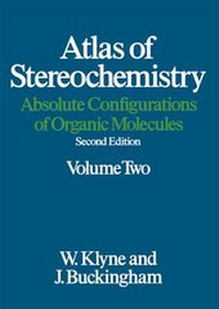 Enlarge image Cover: Atlas of Stereochemistry: v. 2 - Chapman and Hall