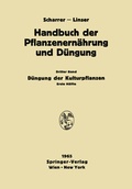 Cover: D&uuml;ngung der Kulturpflanzen - Springer