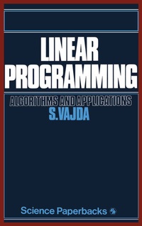 Enlarge image Cover: Linear Programming - Chapman and Hall