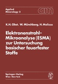 Cover: Elektronenstrahl-Mikroanalyse (ESMA) zur Untersuchung basischer feuerfester Stoffe - Springer