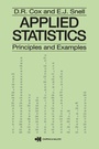 Cover: Applied Statistics - Principles and Examples - Chapman & Hall/CRC
