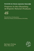 Cover: Fortschritte der Chemie organischer Naturstoffe / Progress in the Chemistry of Organic Natural Products - Springer