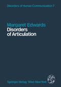 Cover: Disorders of Articulation - Springer