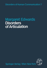 Enlarge image Cover: Disorders of Articulation - Springer