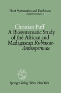 Cover: A Biosystematic Study of the African and Madagascan Rubiaceae-Anthospermeae - Springer